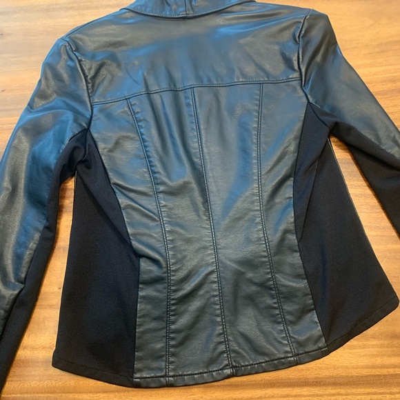 Faux Leather Blazer - Picture 3 of 3